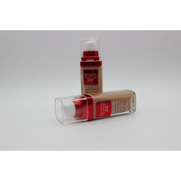 Revlon‎ Age Defying 3X broad spectrum spf 20 foundation true beige #65 07/24 - Picture 1 of 10